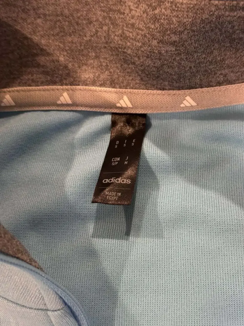 Adidas Mens Elevated 1/4-Zip Sweatshirt Blue Burst Size S New with Tags